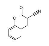 3-(2-chlorophenyl)-2-formylprop-2-enenitrile结构式