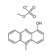 1-hydroxy-5-methyl-phenazinium, methyl sulfate结构式