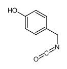 4-(isocyanatomethyl)phenol结构式