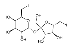 6,6'-dideoxy-6,6'-diiodosucrose结构式