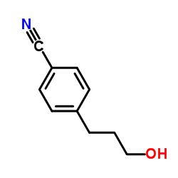 4-(3-Hydroxypropyl)benzonitrile Structure