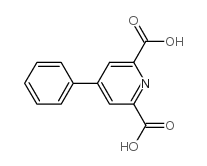 4-苯基吡啶-2,6-二羧酸结构式
