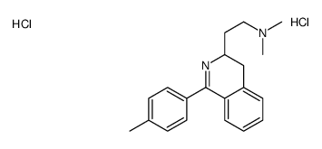 N,N-dimethyl-2-[1-(4-methylphenyl)-3,4-dihydroisoquinolin-3-yl]ethanamine,dihydrochloride Structure