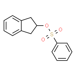 2,3-dihydro-1H-inden-2-ol benzenesulphonate structure