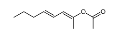 acetoxy-2 octadiene-2,4, Structure