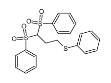 1,1-bis(phenylsulphonyl)-3-phenylthiopropane结构式