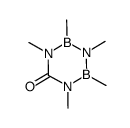 2,3,4,5-Tetrahydro-1,2,3,4,5-pentamethyl-1,3,5,2,4-triazadiborin-6(1H)-on Structure