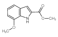 7-甲氧基-1H-吲哚-2-羧酸甲酯结构式