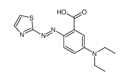 5-(diethylamino)-2-(1,3-thiazol-2-yldiazenyl)benzoic acid Structure