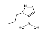 (2-propylpyrazol-3-yl)boronic acid结构式