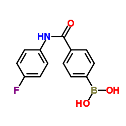 4-(4-氟苯基)甲酰氨苯基硼酸图片