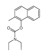 2-methylnaphthalen-1-yl diethylcarbamate Structure