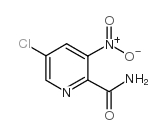5-氯-3-硝基吡啶甲酰胺结构式