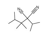 Isopropyl(1,1,2-trimethylpropyl)malonsauredinitril Structure