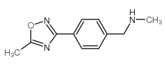 N-METHYL-N-[4-(5-METHYL-1,2,4-OXADIAZOL-3-YL)BENZYL]AMINE structure