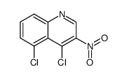 4,5-dichloro-3-nitro-quinoline Structure