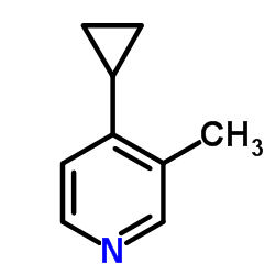 4-CYCLOPROPYL-3-METHYL-PYRIDINE Structure