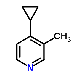 4-CYCLOPROPYL-3-METHYL-PYRIDINE structure