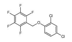 1-[(2,4-dichlorophenoxy)methyl]-2,3,4,5,6-pentafluorobenzene结构式