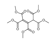 propene-1,1,2,3,3-pentacarboxylic acid pentamethyl ester结构式