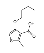 4-butoxy-2-methylthiophene-3-carboxylic acid Structure