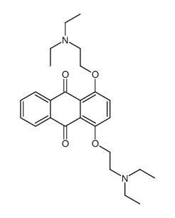 1,4-bis[2-(diethylamino)ethoxy]anthracene-9,10-dione结构式