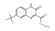 METHYL 3-OXO-7-(TRIFLUOROMETHYL)-3,4-DIHYDROQUINOXALINE-2-CARBOXYLATE structure