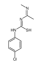 1-(4-chlorophenyl)-3-(C,N-dimethylcarbonimidoyl)thiourea结构式