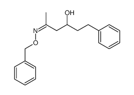 syn-5-benzyloxyimino-1-phenyl-3-hexanol结构式