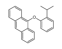 9-(2-propan-2-ylphenoxy)anthracene结构式