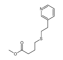 methyl 4-(2-pyridin-3-ylethylsulfanyl)butanoate Structure