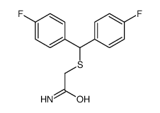 2-[bis(4-fluorophenyl)methylsulfanyl]acetamide图片