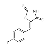 5-(4-Iodobenzylidene)rhodanine Structure