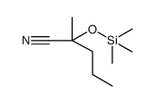 Pentanenitrile, 2-methyl-2-[(trimethylsilyl)oxy]结构式