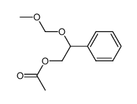 [(2-methoxymethoxy-2-phenyl)ethyl] acetate结构式