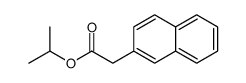 2-Naphthaleneacetic acid, 1-Methylethyl ester结构式