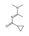 N-[1-(dimethylamino)ethylidene]cyclopropanecarboxamide Structure