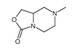 3H-Oxazolo[3,4-a]pyrazin-3-one,hexahydro-7-methyl-(7CI)结构式