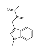 3-[(1-methylindol-3-yl)methyl]but-3-en-2-one Structure