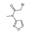 2-bromo-N-methyl-N-(1,2-oxazol-3-yl)acetamide结构式