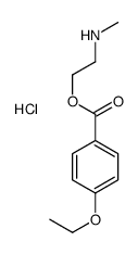 2-(4-ethoxybenzoyl)oxyethyl-methylazanium,chloride Structure