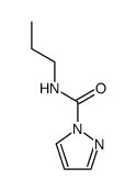 1H-Pyrazole-1-carboxamide,N-propyl-(9CI)结构式