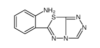 2-([1,2,4]triazolo[3,4-b][1,3,4]thiadiazol-6-yl)aniline结构式