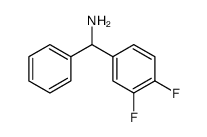 Benzenemethanamine, 3,4-difluoro-α-phenyl Structure