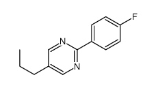 2-(4-fluorophenyl)-5-propylpyrimidine结构式