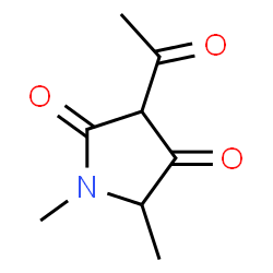 2,4-Pyrrolidinedione, 3-acetyl-1,5-dimethyl- (9CI) structure