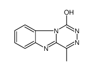 [1,2,4]Triazino[4,5-a]benzimidazol-1(2H)-one,4-methyl-(9CI) Structure