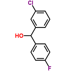 (3-Chlorophenyl)(4-fluorophenyl)methanol structure