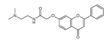 N-(2-dimethylamino-ethyl)-2-(4-oxo-2-phenyl-4H-chromen-7-yloxy)-acetamide Structure
