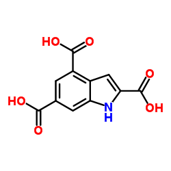 1H-Indole-2,4,6-tricarboxylic acid Structure